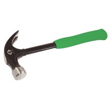 C.K Steel Claw Hammer High Visibility Green
