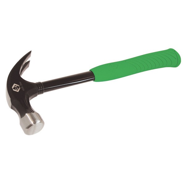 C.K Steel Claw Hammer High Visibility Green Thomas Graham