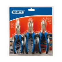 Draper Soft Grip Pliers Set 