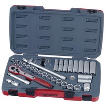 Teng Tools 34 Piece 1/2" Drive Socket Set