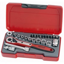 Teng Tools 24 Piece 1/4" Dr Socket Set