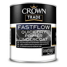 Crown Fastflow Quick Dry Primer Under Coat - White 