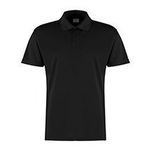 Kustom Kit Cooltex Micro Mesh Polo Shirt - Black