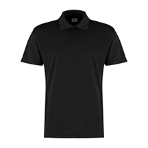 Kustom Kit Cooltex Micro Mesh Polo Shirt - Black