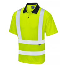 Leo Croyde Hi-Vis Polo Shirt - Yellow