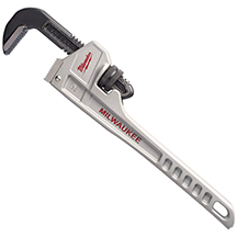 Milwaukee Aluminium Pipe Wrench - 12