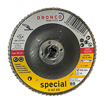 Dronco G-AZ 40 Tapered Flap Disc- Pack Of 10