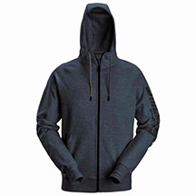 Snickers 2895 Full-Zip Logo Hoodie - Navy