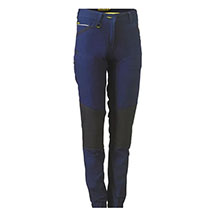 Bisley Womens FLX & MOVE Shield Panel Trousers - Navy
