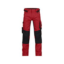 Dassy Dynax Stretch Work Trousers - Red/Black
