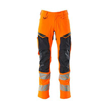 Mascot Accelerate Hi-Vis Stretch Trousers - Orange