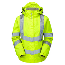 Pulsar Women's Hi Vis Storm Coat - Yellow