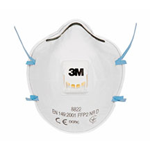 3M Cool Flow Valved Particulate Respirator - 10 Pack