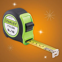 5M (16Ft) Hi-Vis Tylon Tape