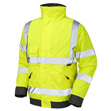 Leo Chivenor Hi Vis Bomber Jacket - Yellow