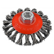 Osborn 100mm Tapered Wire Bevel Brush 