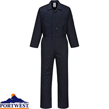 Portwest Cotton Coverall - Zip Front