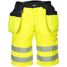 Portwest Hi Vis Holster Shorts - Yellow