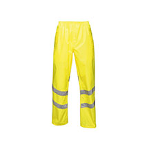 Regatta Packaway Hi Vis Overtrousers - Yellow