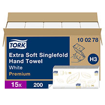 Tork Extra Soft Singlefold Hand Towels