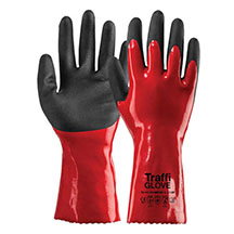 Traffi Chemic 1 Glove - Red