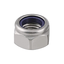 A2 Stainless Steel Left Hand Lock Nut - Fine