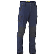 Bisley Flex & Move Stretch Utility Cargo Trouser (with Kevlar Knee) - Navy