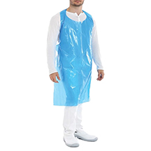 Disposable Blue Aprons 