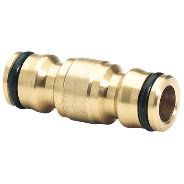 Draper Brass Two Way Coupling, 1/2in