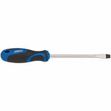 Draper Soft Grip Plain Slot Screwdriver - 8mm