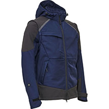 Elka Working Xtreme Softshell Jacket with Detachable Sleeves - Navy