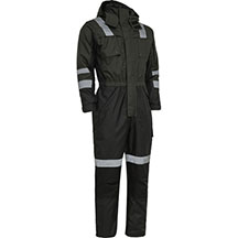 Elka Working Xtreme Winter Thermal Womens Coverall - Black/Grey