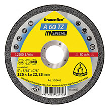 Klingspor A60TZ Special Cutting Disc - Stainless Steel & Steel