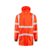 Leo Clovelly EcoViz Performance Breathable Anorak - Orange