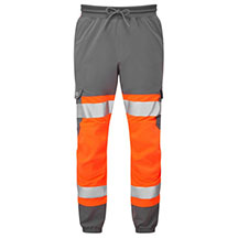 Leo Hawkridge Dual Tone Jog Trouser - Orange