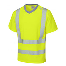 Leo Larkstone EcoViz Performance+ T-Shirt - Hi Vis Yellow