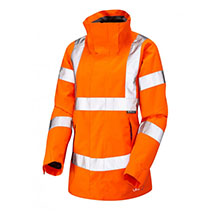Leo Rosemoor EcoViz Performance Breathable Womens Jacket - Orange