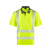 Leo Trimstone EcoViz High Performance Polo Shirt - Yellow