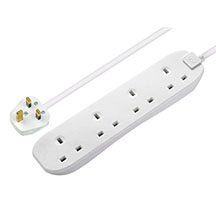 Masterplug Extension Lead 240 Volt 4 Gang