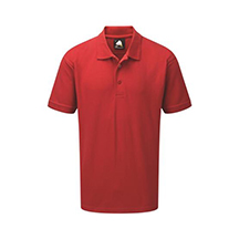 Orn Weaver Short Sleeve Polo - Red