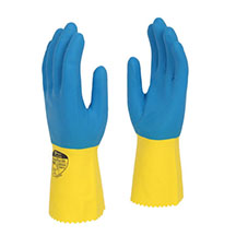 Polyco Duo Plus 60 Double Dipped Latex Flock Lined Gloves