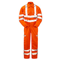 Pulsar Hi Vis Combat Coverall - Orange