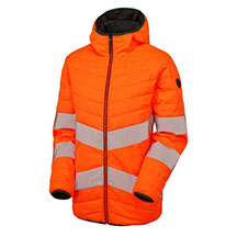 Pulsar Life Hi-Vis Reversible Puffer Jacket - Orange
