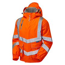 Pulsar Protect HV Mesh Lined Bomber Jacket - Orange