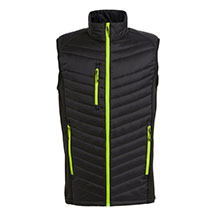 Regatta Navigate Hybrid Bodywarmer - Black/Lime Green