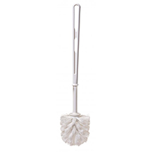 Round Toilet Brush - White