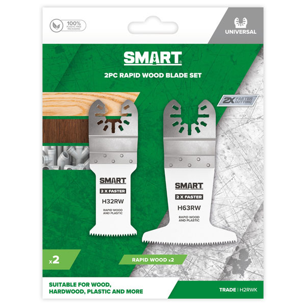 Smart Universal 2 Piece Rapid Wood Blade Set