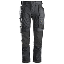 Snickers AllroundWork Stretch Trousers - Grey