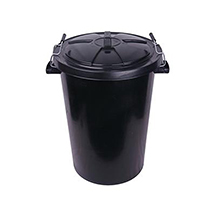 Standard Plastic Refuse Bin - 90L