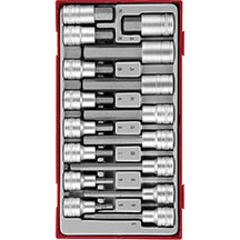 Teng Tools 1/2'' Hex Bit Socket Set TT1 16 Pieces